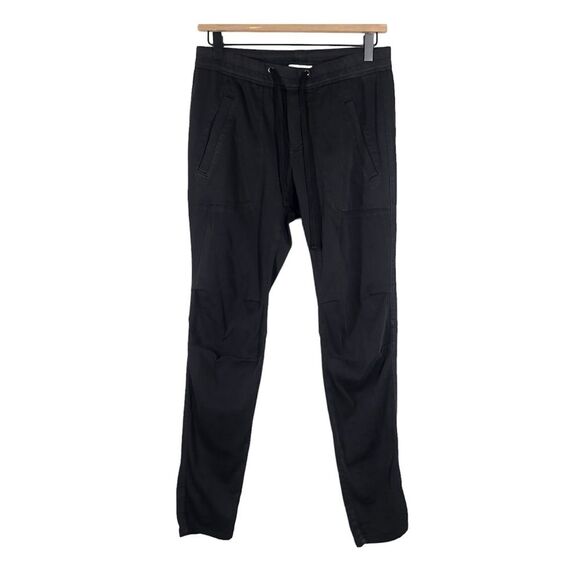 Standard James Perse Black Soft Drape Utility Jogger Sweatpants Size 0 XS - Picture 1 of 7